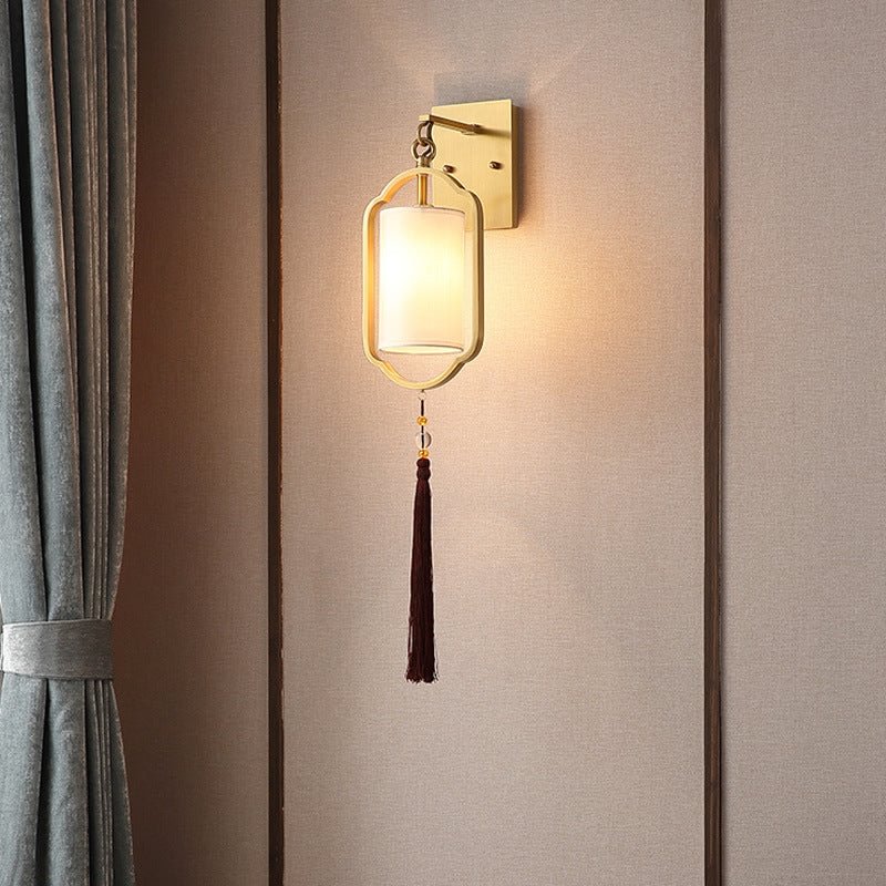 Creative Wall Lamp Bedroom Bedside Lamp Background Copper Wall Lamp