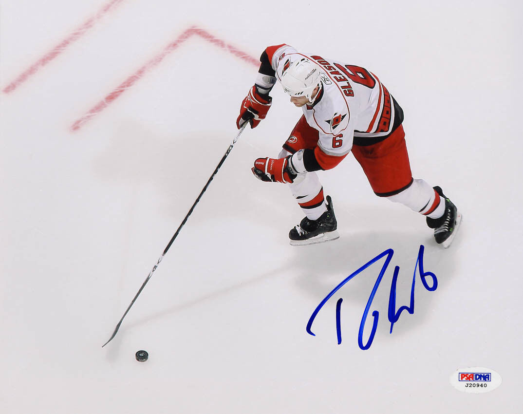 Tim Gleason SIGNED 8x10 Photo Poster painting Carolina Hurricanes PSA/DNA AUTOGRAPHED