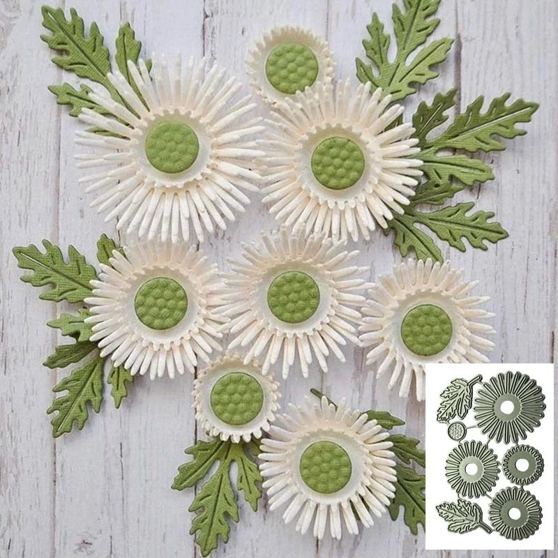 3D Flower Diy Cutting Dies Card Making Stencil Scrapbooking Paper Card Embossing Craft Stencil Xmas Gift