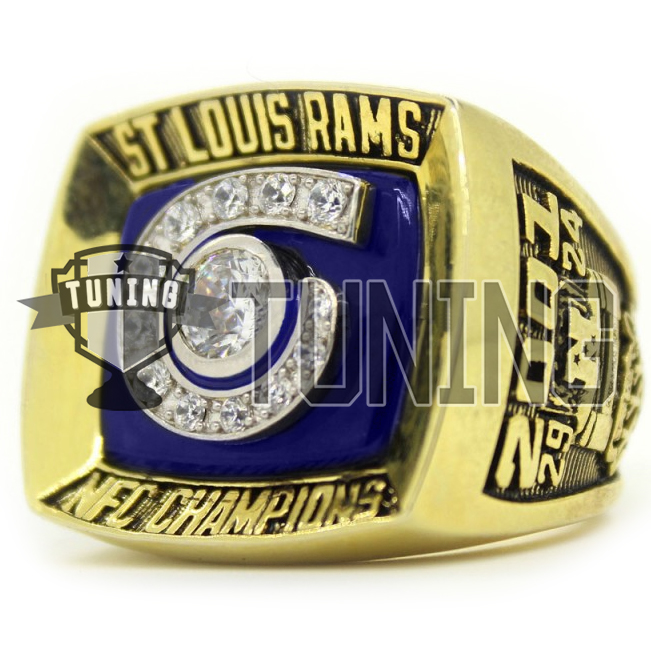 2001 NFL St. Louis Rams Los Angeles Rams NFC Championship Ring