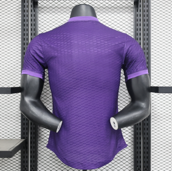 24/25 Real Madrid Y3 Purple Player Version Football T-Shirt Thai Quality