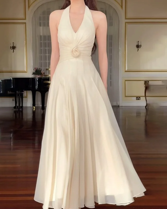 Elegant V-neck Dress