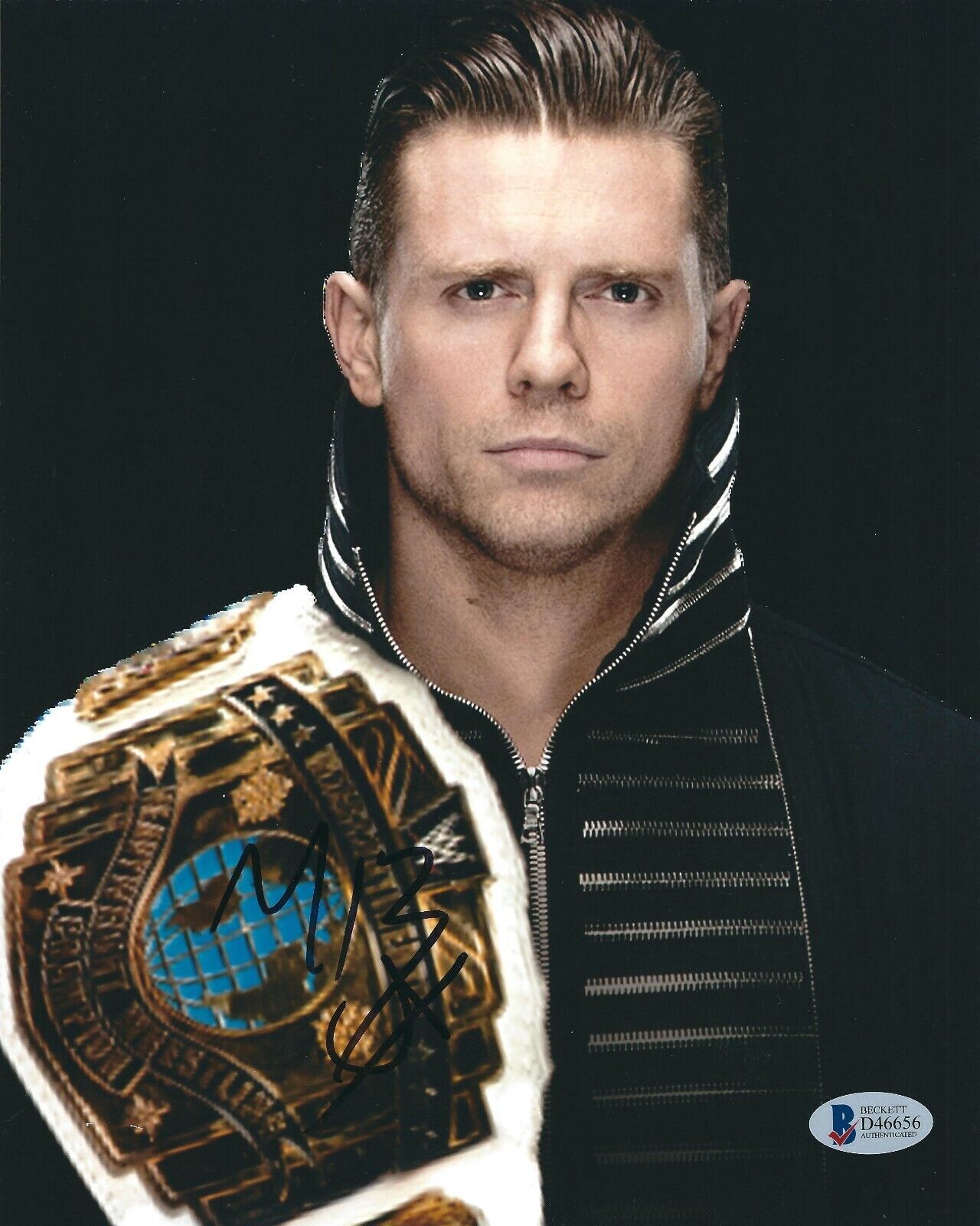 The Miz Signed 8x10 Photo Poster painting BAS D46656