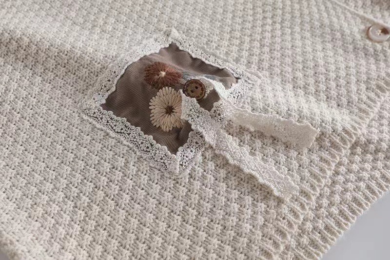 Chicfifth Sweater Women Winter Long Sleeve High Quality Autumn Vintage Top Knitted Cardigan