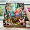 (US Local)DIY Special Shaped Butterfly 50 Pages Diamond Painting Notebook Kit