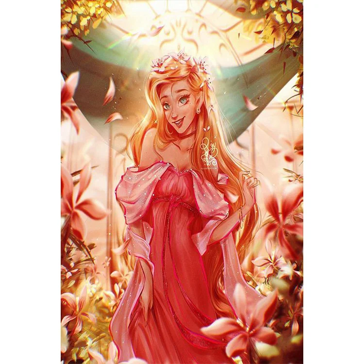 Disney Princess - Full Round 40*60CM