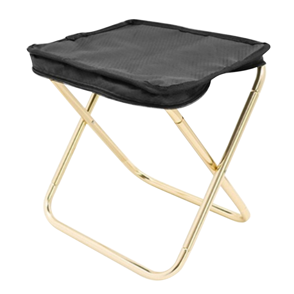 

Outdoor Folding Chair Camping Hiking Fishing Travel Foldable Beach Stool, Black, 501 Original