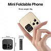  2024 New Mini Flip Mobile Phone 2 SIM Card Small Display Foldable Cell Phone