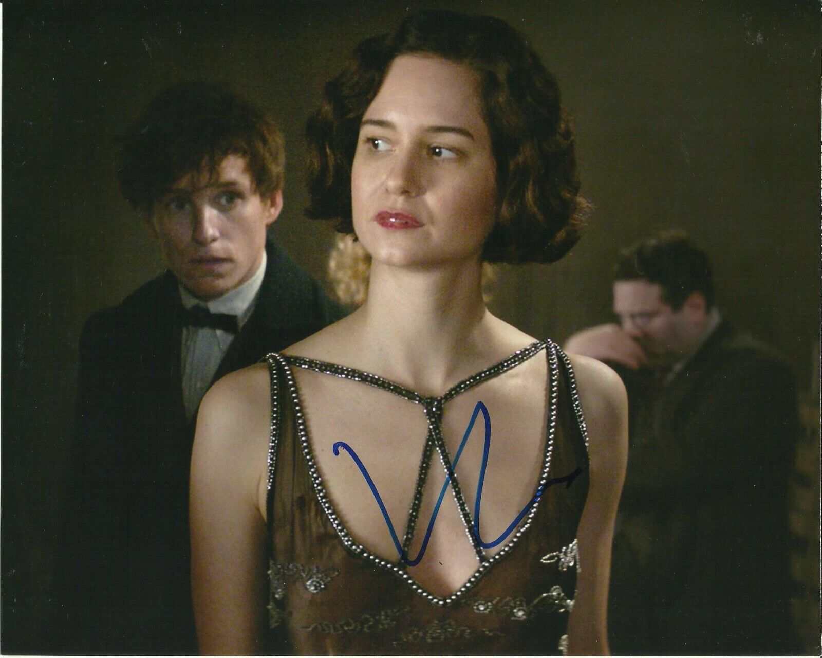 KATHERINE WATERSTON SIGNED FANTASTIC BEASTS Photo Poster painting UACC REG 242 (1)