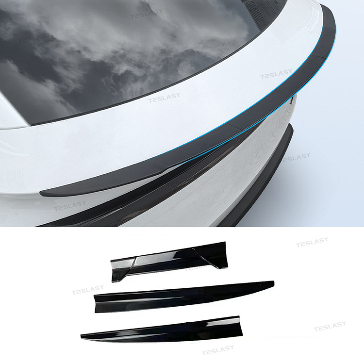 Model Y Juniper 3-Piece Segmented Rear Spoiler Aerodynamic Rear Wing
