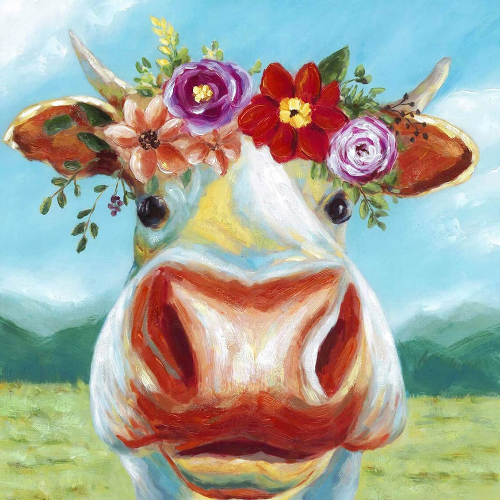 

Cow-Round Drill Diamond Painting-30*30CM, 501 Original