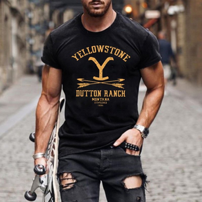 Men's Yellowstone Printed T-Shirt
