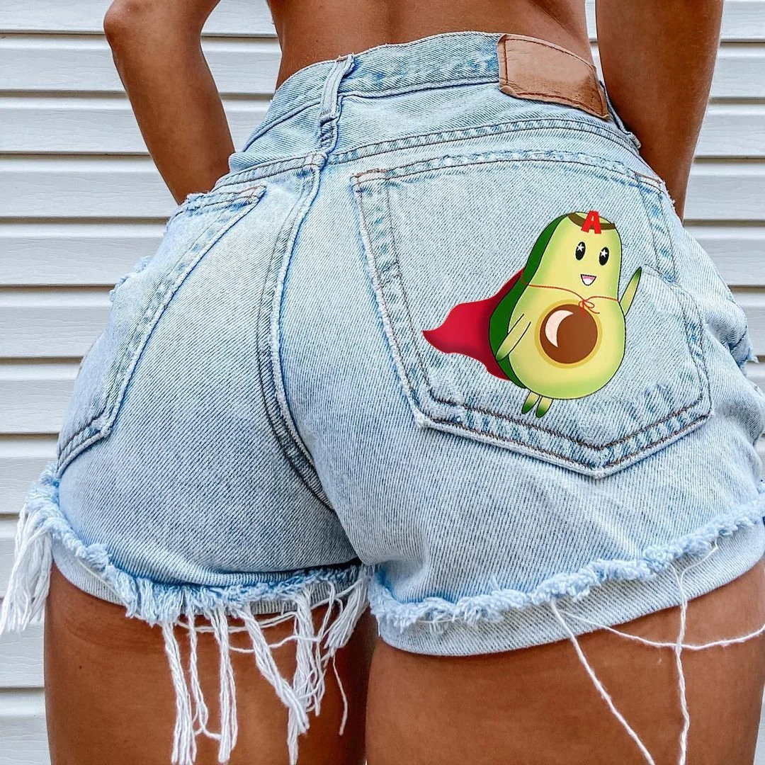 High waist cartoon