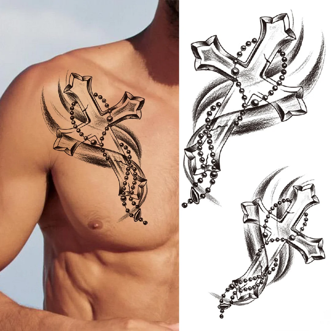 Sdrawing Pendant Temporary Tattoo For Women Men Butterfly Elephant Flower Fake Tattoo Waterproof Half Sleeve Thigh Tatoo Sticker