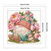 (US Only)Gnome Design DIY Bead Embroidery Kit 40x40cm 9CT Cross Stitch Kit for Home Decor