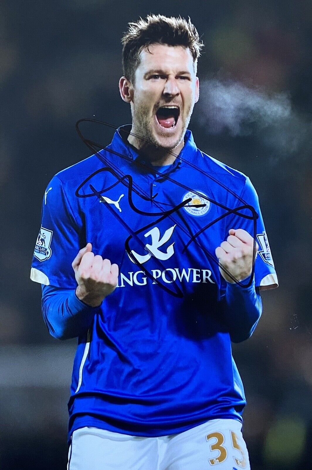 David Nugent Genuine Hand Signed Leicester City 6X4 Photo Poster painting 3