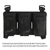 Triple Mag Pouch G Hooks Pouch Hanging Storage Bag Triple Magazine Placard Pouch