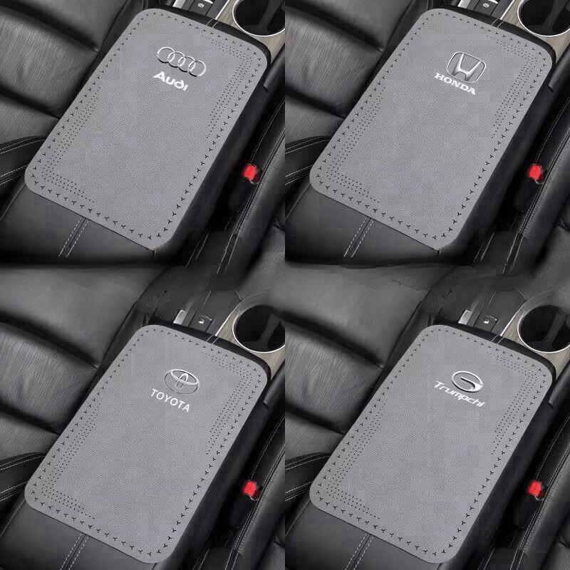 Car Premium Leather Armrest Box Mat