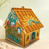 DIY Wooden House Diamond Art Painting Kit for Adults Home (Tropical cactus)