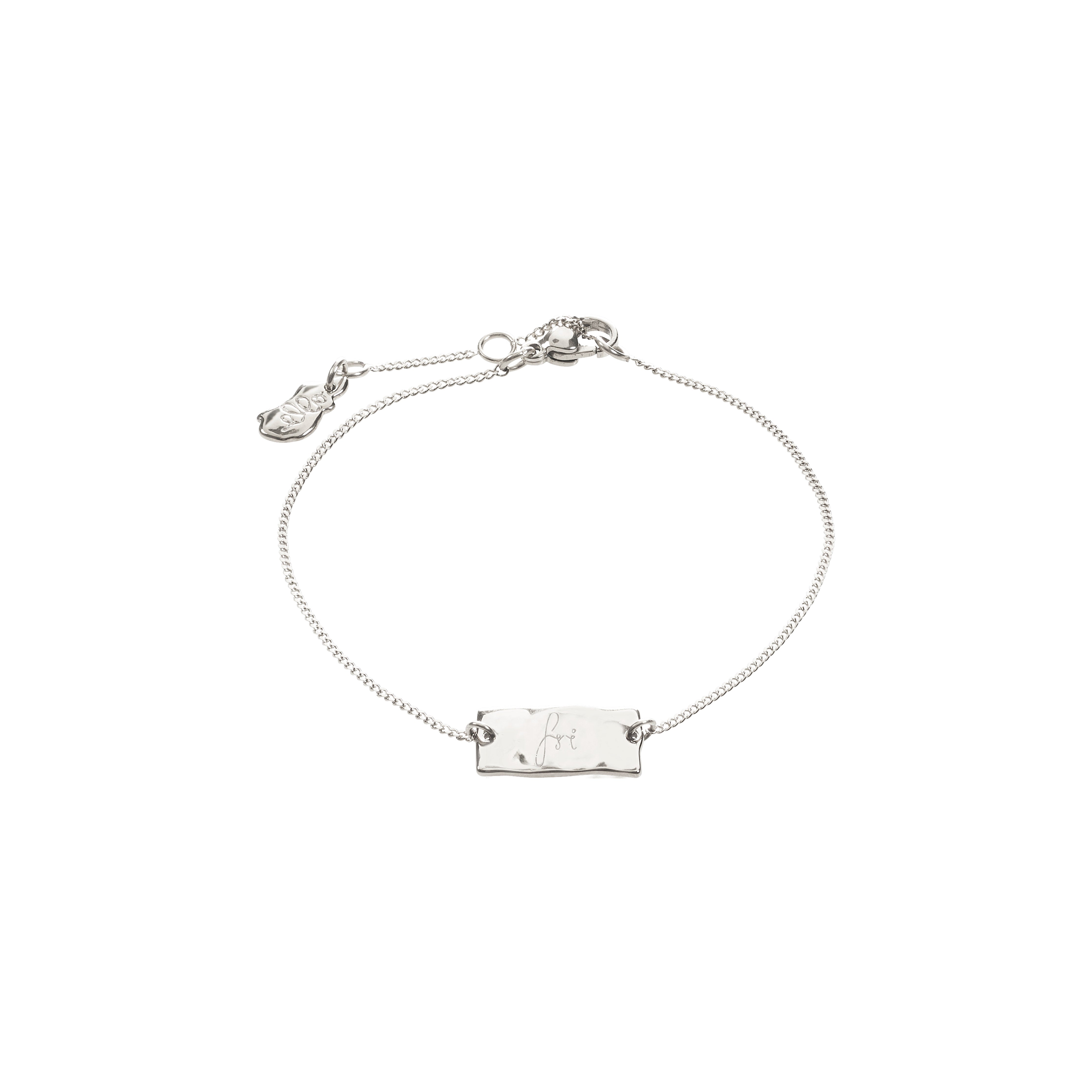 Bracelet, Fri Af Misbrug, silver-plated