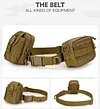 Selighting Taktischer G&uuml;rtel Milit&auml;risch Nylon Gurtband Molle Verstellbar Gurt mit Schnellverschluss