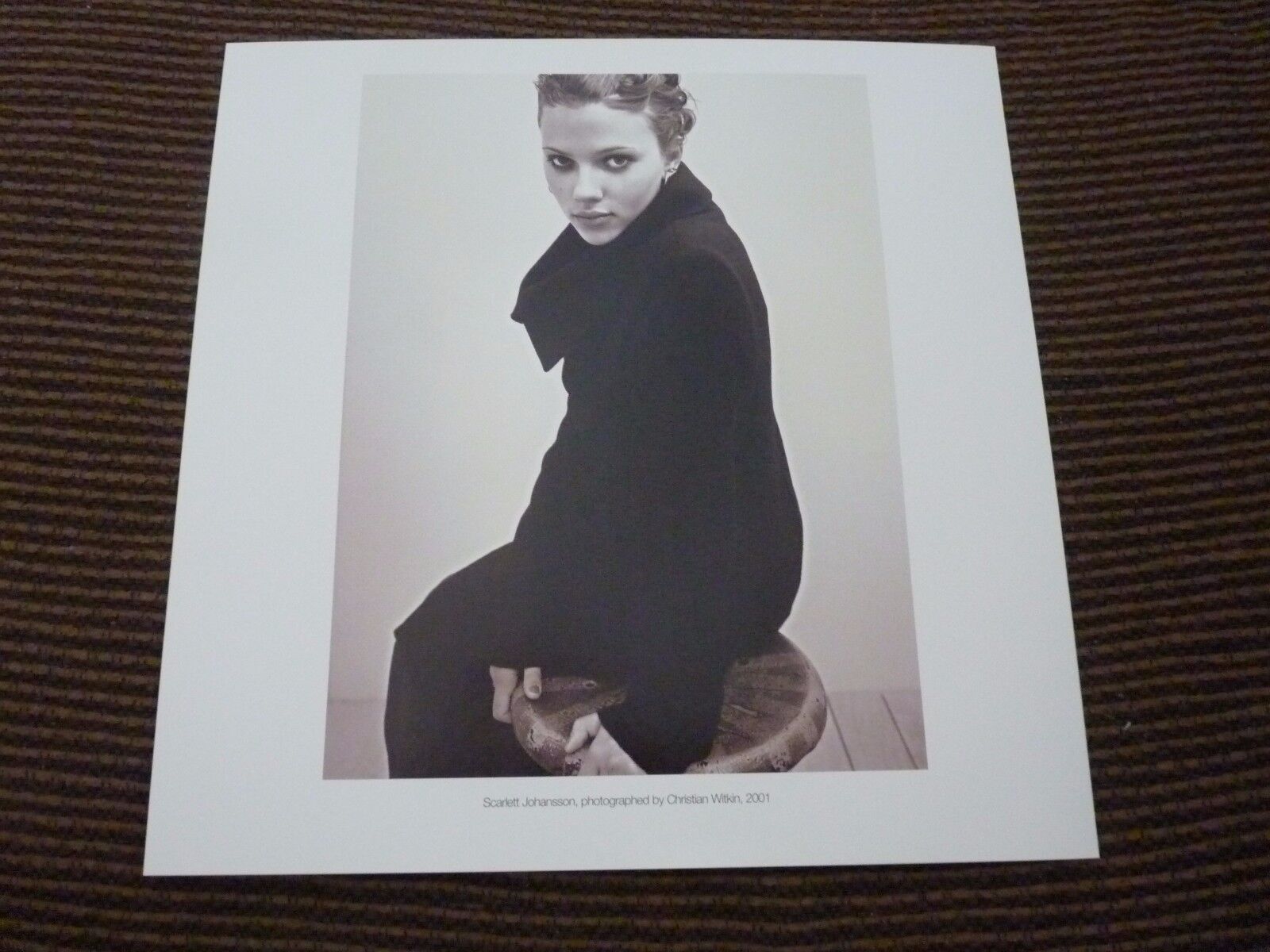 Single Page 2 Side Scarlett Johansson Lynette Love Coffee Table Book Photo Poster painting