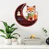 Lunar Design DIY Diamond Painting Wall Shelf 5D Diamond Embroidery Painting Kit