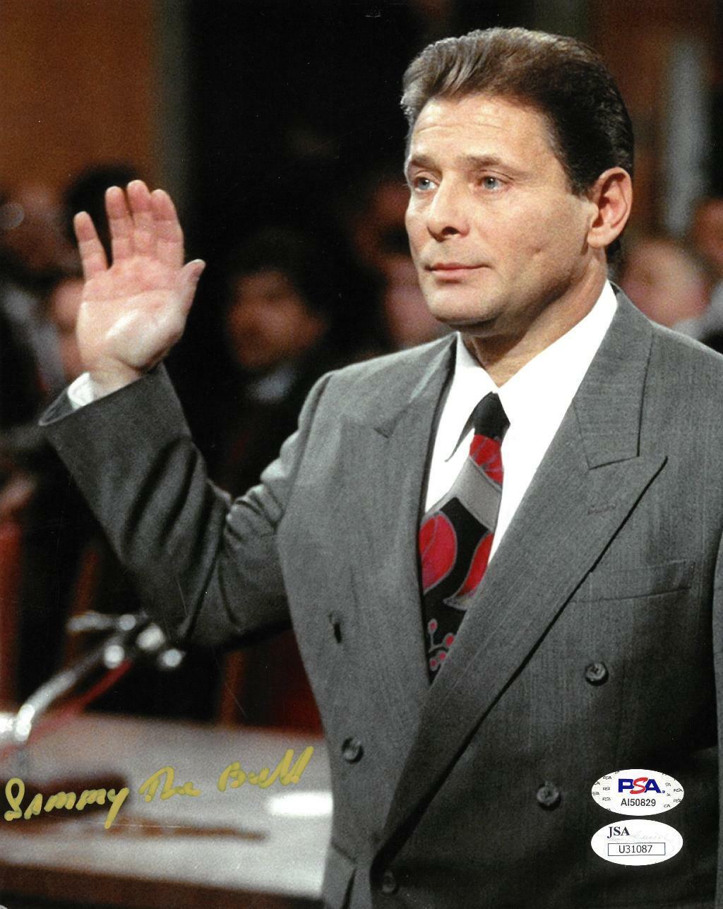 Sammy the Bull Gravano Signed Authentic Autographed 8x10 Photo Poster painting PSA/DNA COA