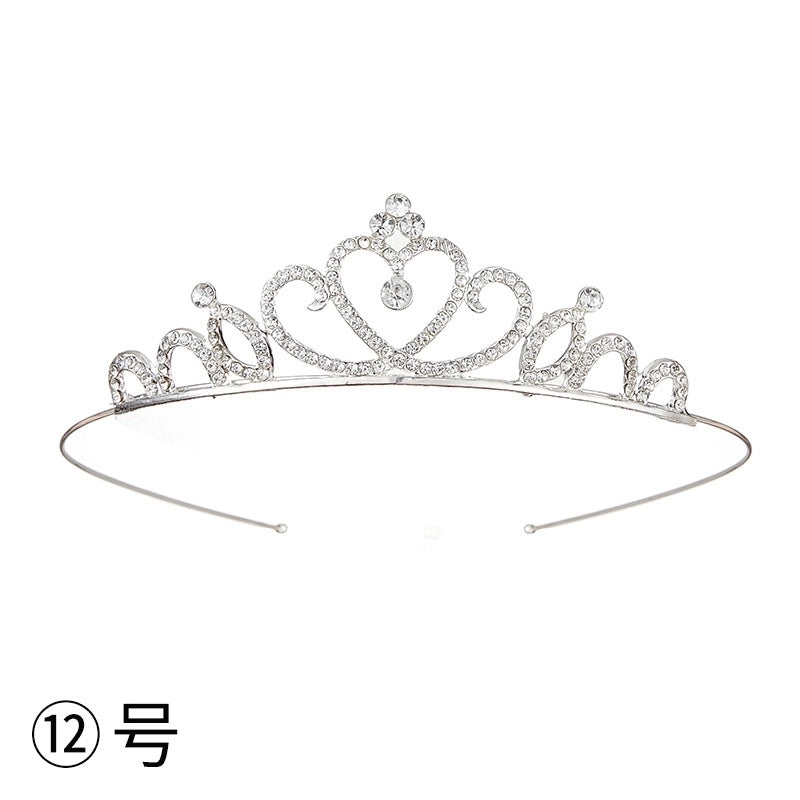 Factory Girl Crown Princess Simple Cute Headband Baby Festival Performance Hair Accessories Bride Crown Wedding Headdress