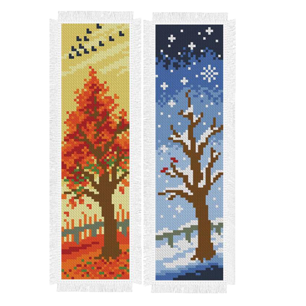 

Tree - 14CT Counted Cross Stitch - Bookmark, 501 Original