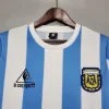 Retro 1986 Argentina Soccer Jersey Home