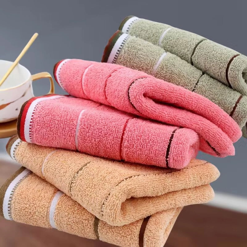 Gaoyang Towel Household Absorbent Dark Cotton Towel Adult Thickened Soft Stall Towel Factory