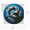 (30*30cm)Whales - Round Partial AB Drill Diamond Painting