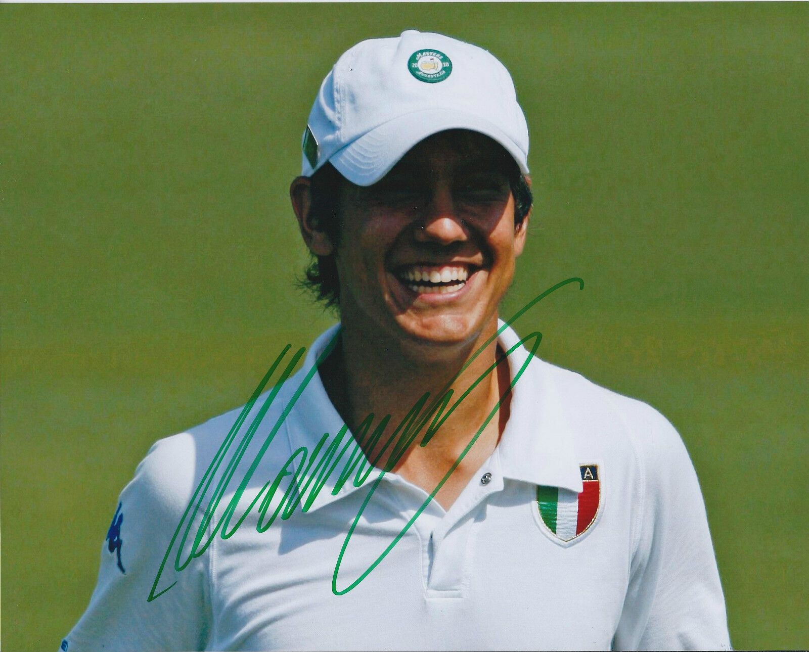 Matteo MANASSERO HAND SIGNED Autograph 10x8 Photo Poster painting AFTAL COA GOLF