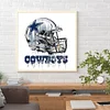 Dallas Cowboys - Rundbohrer Diamantmalerei - 40*40cm