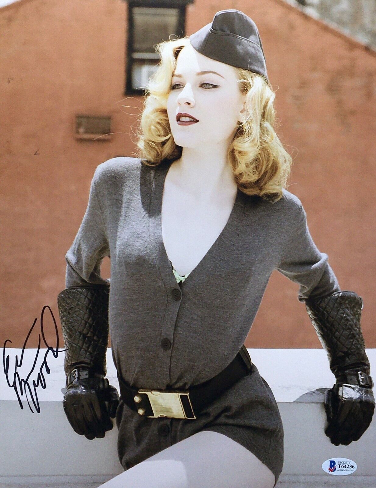 Evan Rachel Wood Signed 11x14 Photo Poster painting *Model *Actress BAS T64236