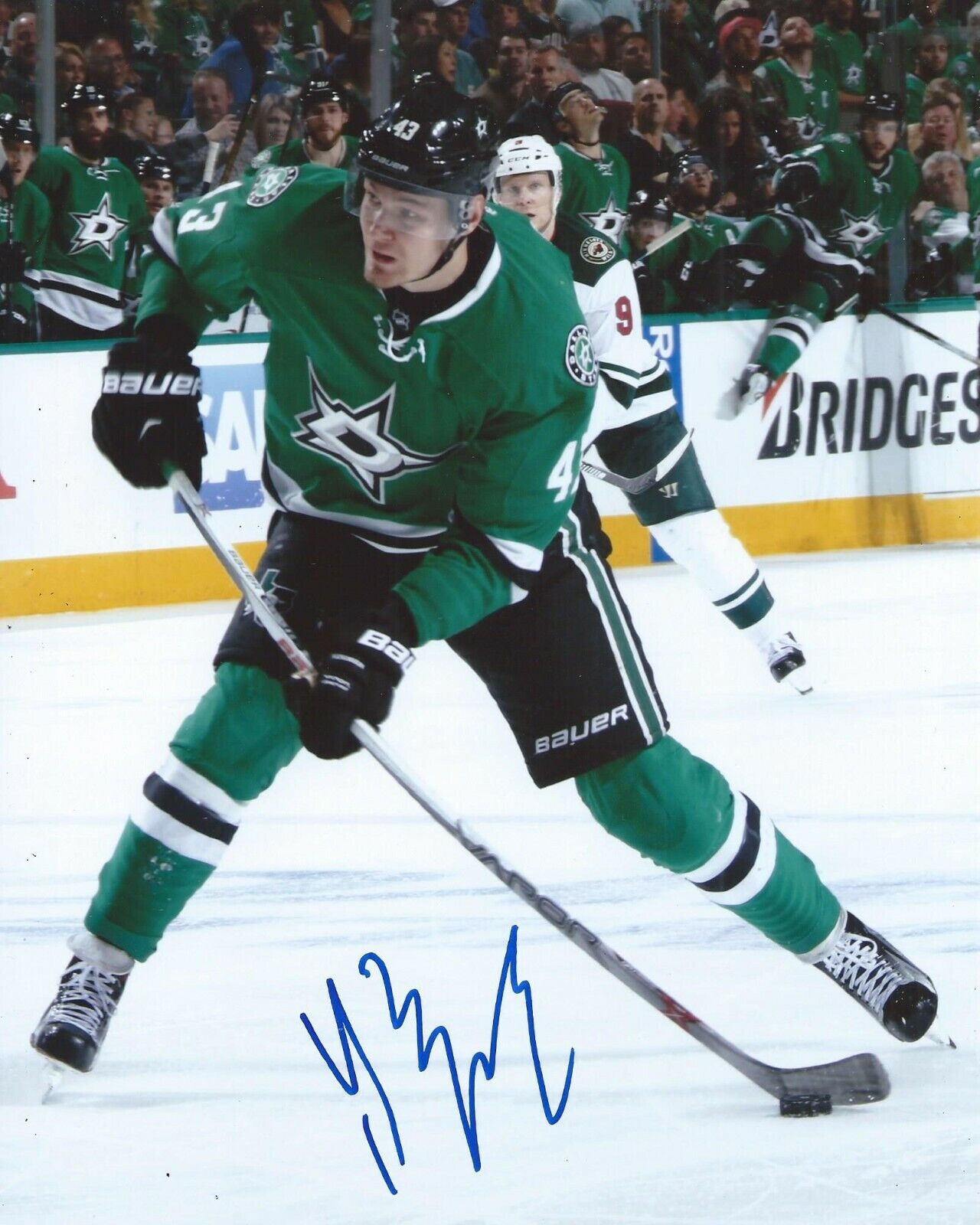 Valeri Nichushkin Signed 8x10 Photo Poster painting Dallas Stars Autographed COA D