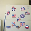 12pcs DIY Diamond Painting American Flag Refrigerator Magnets
