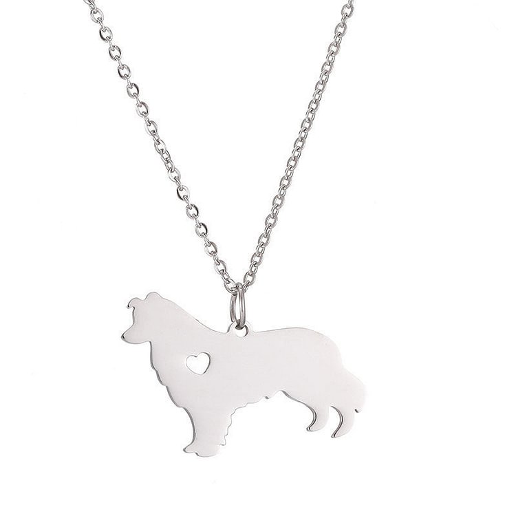 Creative Stainless Steel Dog Pendant Necklace