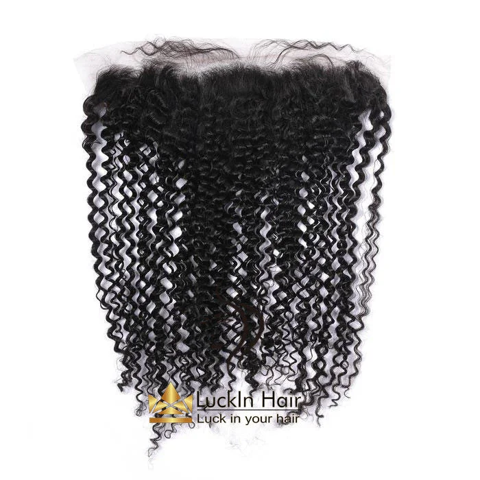 Deep Curly 13x4 Transparent Lace Frontal
