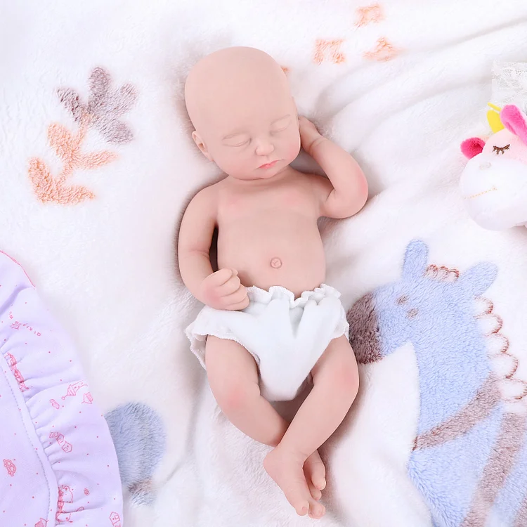 Babeside 12" Full Silicone Sleeping Reborn Baby Girl or Boy Amelia