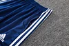 Joyfball 2025/2026 Real Madrid Long Zipped Jacket Retro Version Royal Blue Soccer Jersey 1:1 Thai Quality 