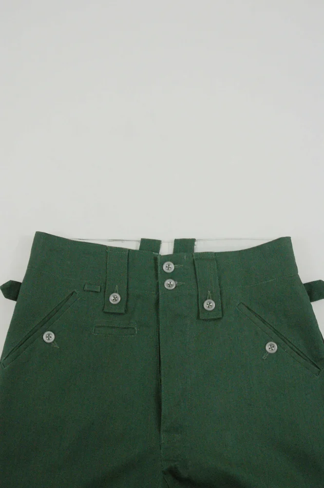   Wehrmacht/Elite M1943 Summer Hbt Reed Green Field Trousers Keilhosen German-Uniform