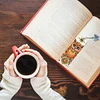 3Pcs Special Shape Owl Diamond Painting Art Bookmark with Pendant for Book Lover