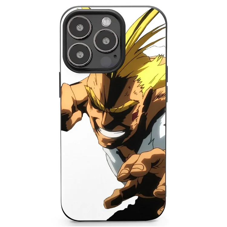 All Might Anime My Hero Academia Phone Case Mobile Phone Shell IPhone 13 and iPhone14 Pro Max and IPhone 15 Plus Case - Heather Prints Shirts
