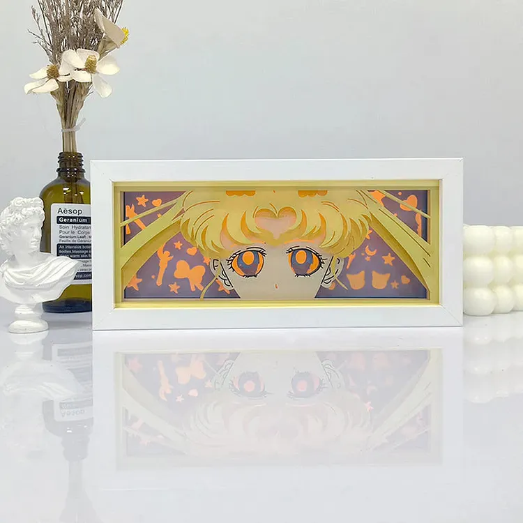 3D LED Box Light - Sailor Moon-Tsukino Usagi