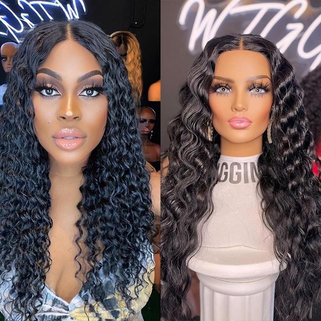 Glueless Hand Stitched High End Quality Wigs-140%(Extra Thick As In Video)-12