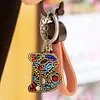 1Pcs 24 Alphabet B-DIY Diamond Painting KeyChain