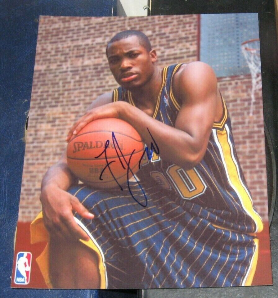 Fred Jones Indiana Pacers SIGNED AUTOGRAPHED 8x10 Photo Poster painting COA Basketball NBA