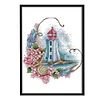 Sea Star Lighthouse-14CT Stamped Cross Stitch Kit(28*31cm)